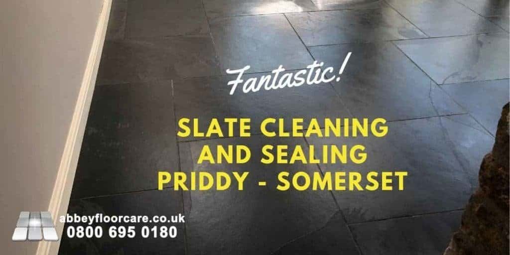 Cleaning And Sealing Slate Floors In Priddy Somerset Abbey Floor Care
