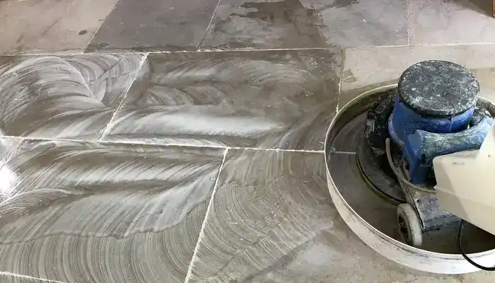 deep cleaning the limestone