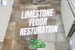 limestone floor restoration Stilrling an image of before and after