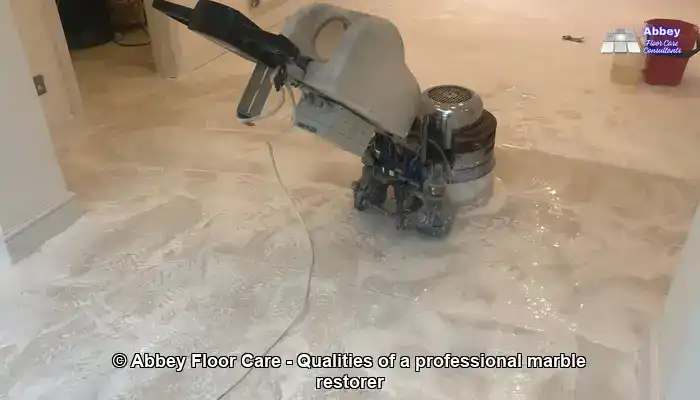 Qualities of a professional marble restorer