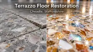 Terrazzo floor restoration Cheadle Staffordshire