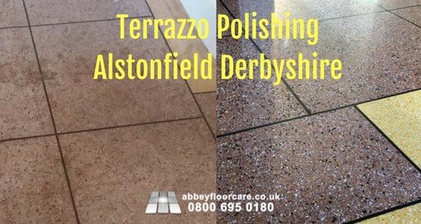 Terrazzo Polishing Repair Alstonfield Derbyshire - Abbey Floor Care