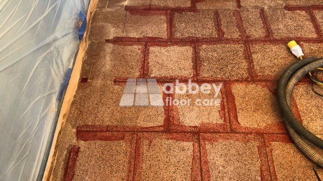 Terrazzo Grouf Repair In Ironbridge Abbey Floor Care