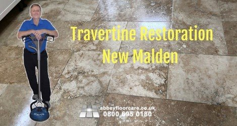 travertine restoration service new malden london abey floor care