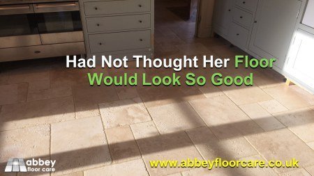 client did not think her floor would look so good again