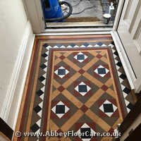 Victorian Minton Tiles Cleaning Panteg