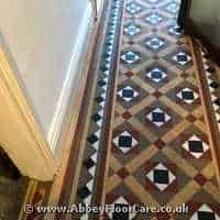 Victorian Minton Tiles Cleaning Longbenton