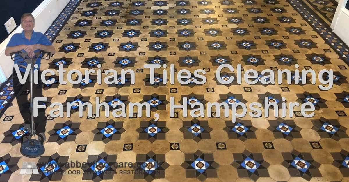 victorian tiles cleaning service in Farnham