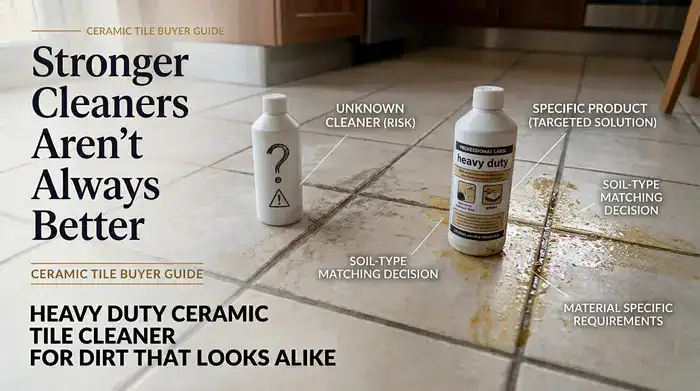 Heavy Duty Ceramic Tile Cleaner For Dirt That Looks Alike