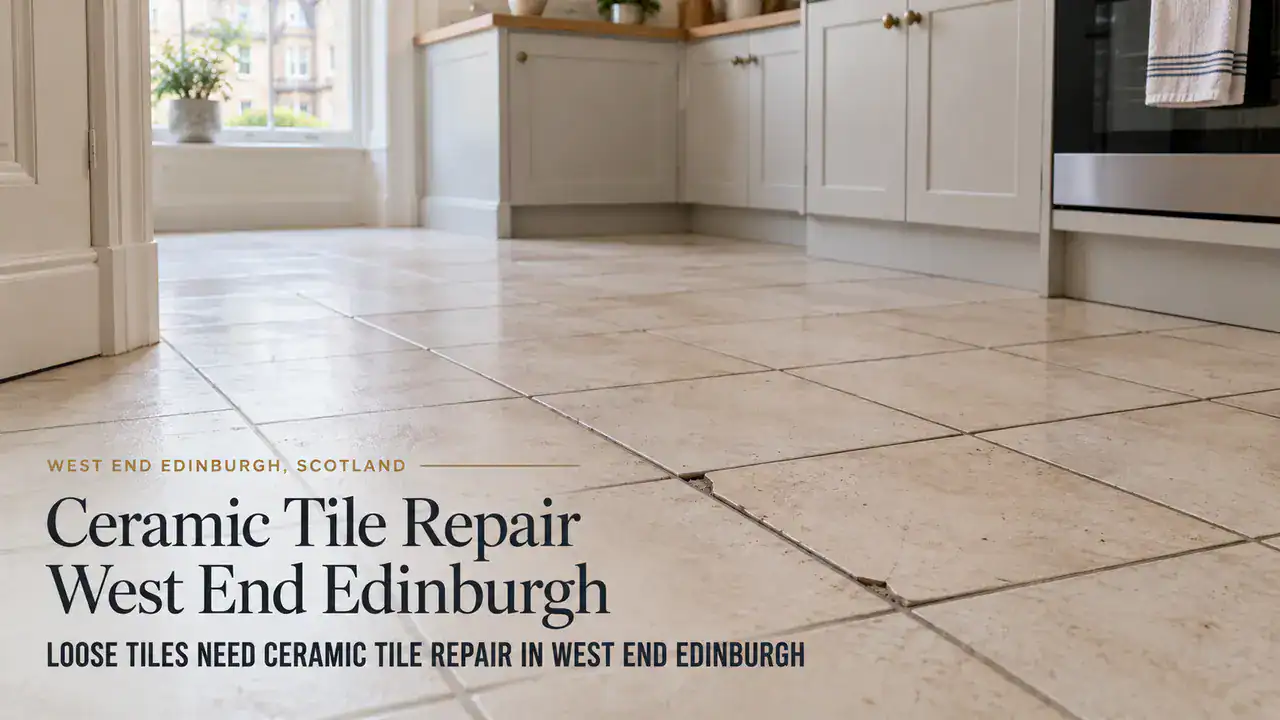Loose Tiles Need Ceramic Tile Repair In West End Edinburgh
