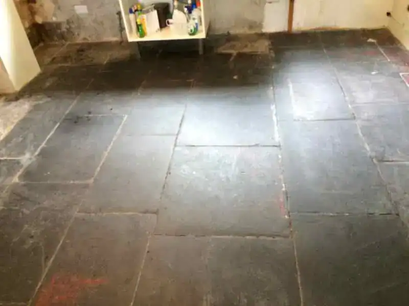 Cleaning A Slate Tile Floor In Gamston West Bridgford Abbey Floor Care