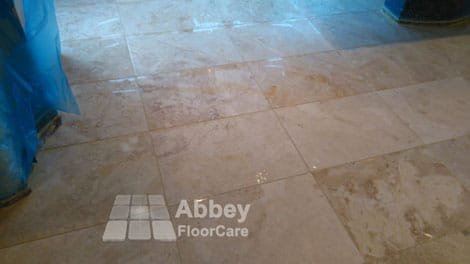 after finish honing and grout cleaning - abbey floor care - 0800 695 0180