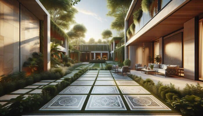 Travertine Flooring for Outdoor Spaces in East Renfrewshire