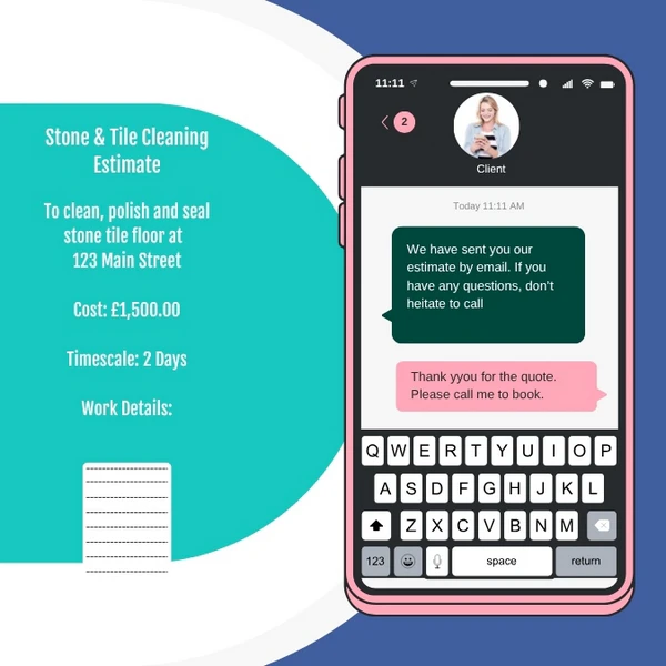 receive a written marble polishing estimate