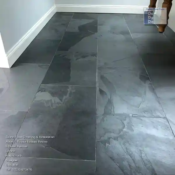 Beautifully cleaned Slate floor
