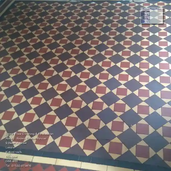 Victorian Minton Tiles Cleaning Stanley