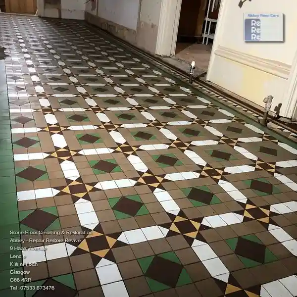 Victorian Minton Tiles Cleaning Stirling