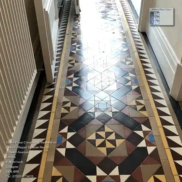 Victorian Minton Tiles Cleaning East Dunbartonshire