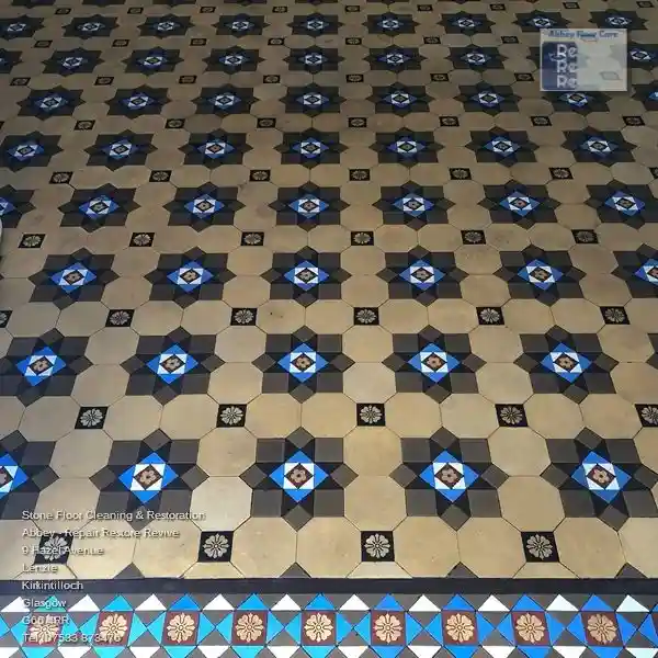 Victorian Minton Tiles Cleaning East Renfrewshire