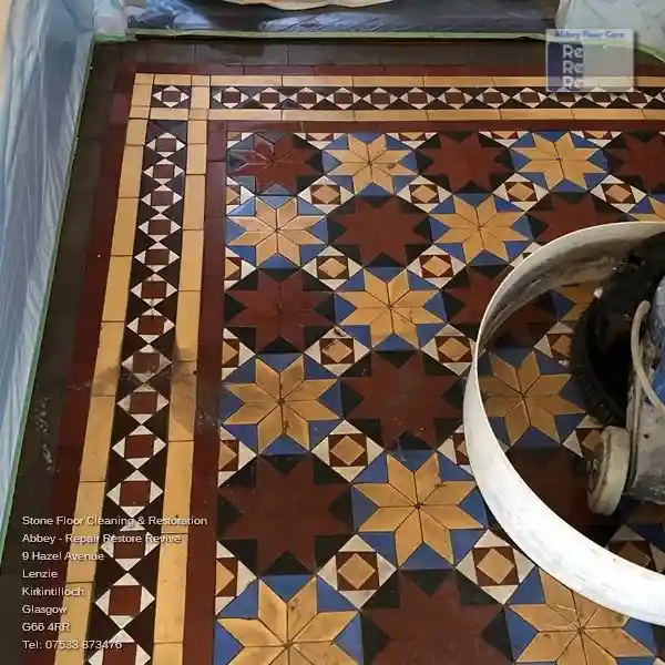 Polishing and Maintaining Victorian Tiles