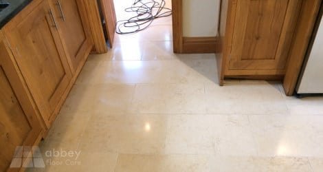 limestone honing to mid-sheen finish