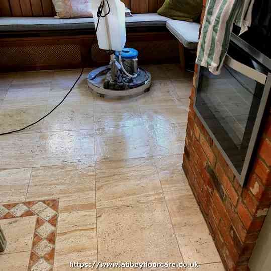 professional stone floor cleaning Hampshire abbey floor care