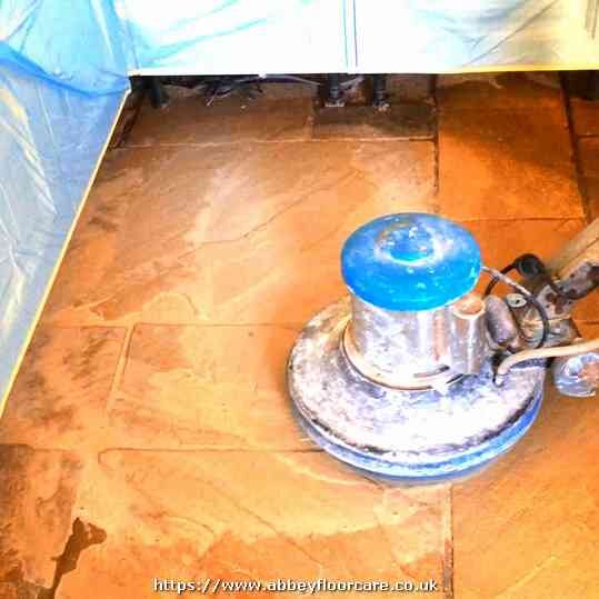 professional stone floor cleaning Surrey abbey floor care
