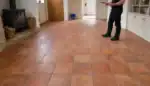 Terracotta floor polishing services for homes in Dundee