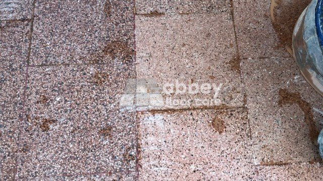 Scratches On Terrazzo Floor In Ironbridge Shropshire Abbey Floor Care