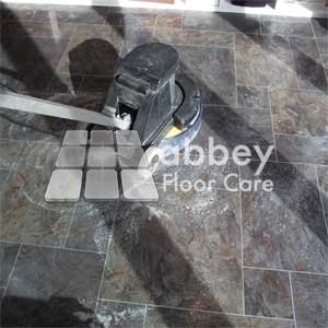 scrubbing amtico floor abbey floor care