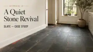 slate cleaning case study corris abbey floor care