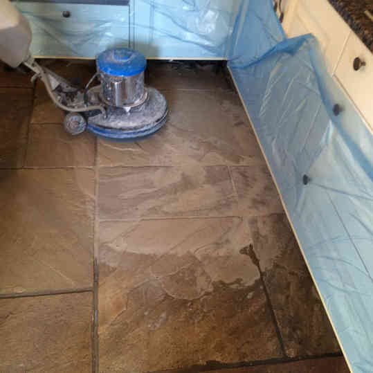professional stone floor cleaning Leicester abbey floor care