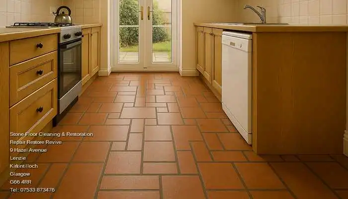 Restoration of terracotta tiles: cleaning, repairing, and sealing to preserve historical charm and durability.