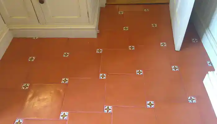 Terracotta Cleaning And Sealing Project In Brighton Sussex