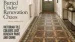 Victorian Tile case study — surface stained, damaged or contaminated by previous incorrect treatment or covering adhesive