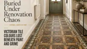 Victorian Tile case study — surface stained, damaged or contaminated by previous incorrect treatment or covering adhesive